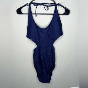 Aerie swimsuit one piece NEW NWT size XS swim navy regular length